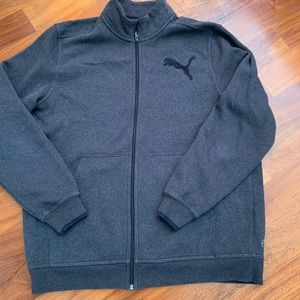 Mens Puma Gray Zip Up Jacket XL